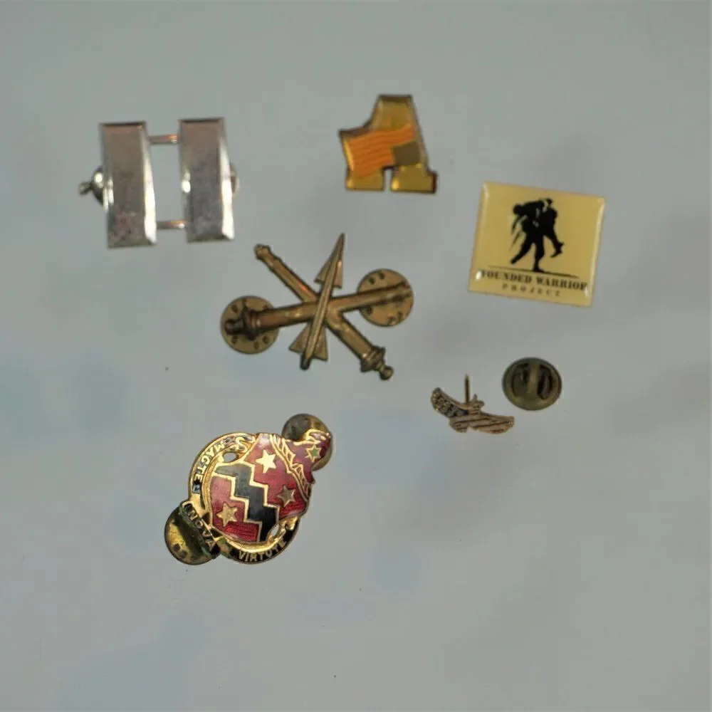 Army Pin Lot Mixed Military